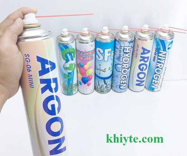 bình khí Argon mini 4