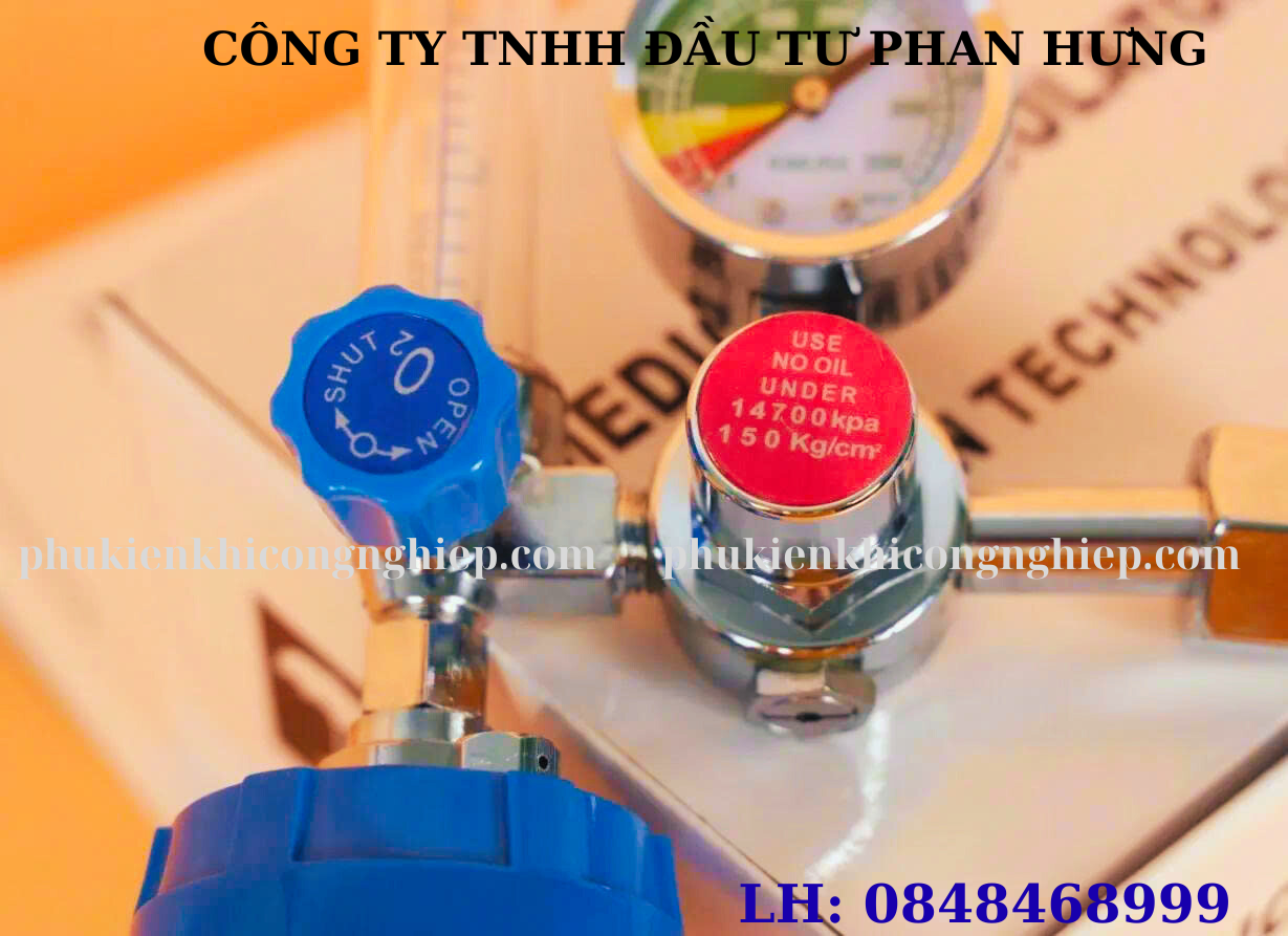 đồng hồ oxy thở y tế