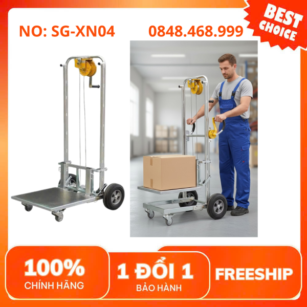 Xe Nâng Hàng Mini Cao 1 Mét – 2 Mét