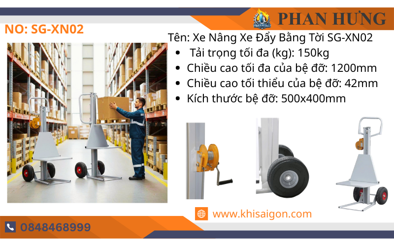 Xe Nâng Hàng Nhỏ Gọn 100kg-300kg (1)