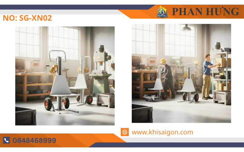Xe Nâng Hàng Nhỏ Gọn 100kg-300kg (3)